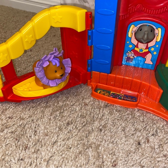 Little people big top circus carnival Lion elephant trapeze teeter totter - Picture 10 of 17